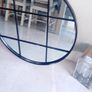 Pair  mirrors black perfect will sell on there own round shaped Image 5
