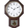 Clocks Acctim Pendelum Dark Pine Wall Mounted Clocks Brass Bezel Second Timer Movement WOODSTOCK All New Stock Boxed Fully Guaranteed Image 9