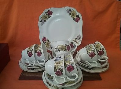 Bone China Teaset twenty one piece.
