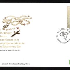 2017 Ireland The 100th Anniversary of the Apparitions of Fatima Commemorative Stamp An Post First Day Cover (FDC)