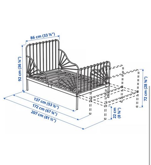 children's bed with mattress