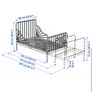 children's bed with mattress Image 3