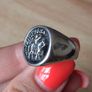 Tom Wood silver coin ring size 48 Image 3