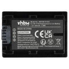 Battery For Sony Digital Camera Dcr-hc37(e) Dcr-hc27(e) Dcr-hc51(e) Dcr-hc47(e) 500mah / New