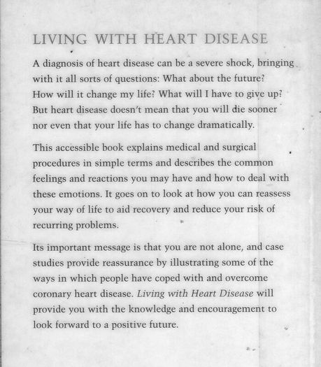 Living With Heart Disease
