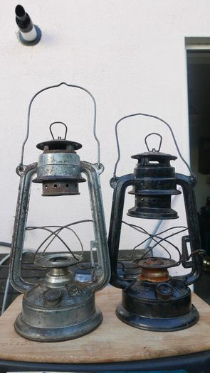 Paraffin Storm Lanterns (garden decoration)