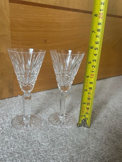 A Pair of Vintage Waterford Crystal Maeve Sherry Glasses