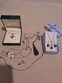 solid silver mix jewelery