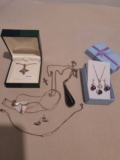 solid silver mix jewelery