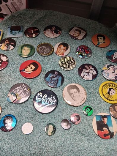 elvis presley badges