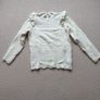 Naf Naf cream openwork jumper with sleeve detail 8-10 Image 2