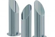 Satin Silver Uplighter Floor Lamp