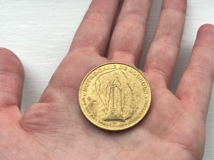 Lourdes coin Centenery of the Consecreation