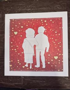 Couple/Love/Anniversary bespoke Greeting Card