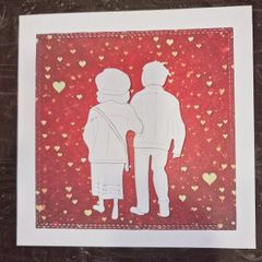 Couple/Love/Anniversary bespoke Greeting Card