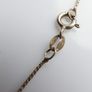 Vintage Sterling Silver 925 Cat Pendant and Sterling Chain length 16" - 2,95g Image 8