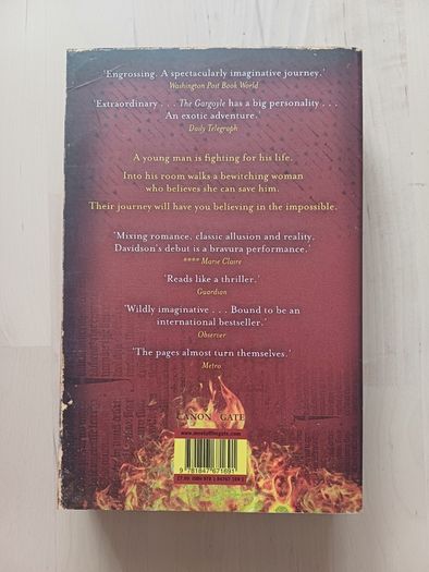 The Gargoyle by Andrew Davidson (Fantasy Romance Paperback 2008)