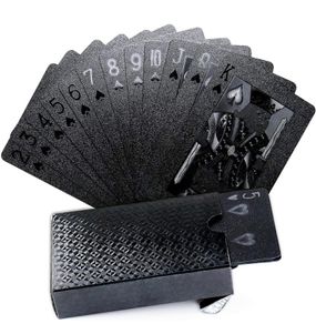 Cool Black Gold Foil Poker Playing Cards, Waterproof Deck of Cards with Gift Box, Use for Party and Game MULTIPLE COLOURS AVAILABLE, SEE PHOTOS (FREE POSTAGE)