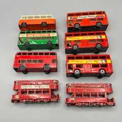Matchbox Lesney Bus, Tram and Coach Job Lot - 8 items