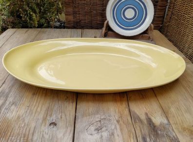 Yellow Swedish dish, yellow platter
