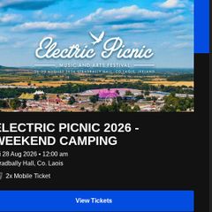Ep 2026 Tickets And Glamping For Sale