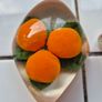 Paperweights x2 Vintage Midcentury Lucite fryit paperweights Image 3