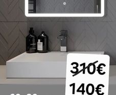 LED Bathroom Mirror Antifog Demister Defogger
