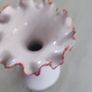 Fenton Rose Crest Pottery small Vase. Image 8