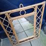 2 x Vintage Rattan/Bamboo Mirrors Image 3