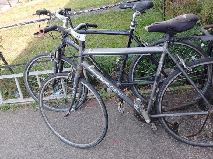 two mountain bikes