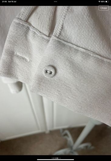 shacket Zara size medium fine cream cord jacket