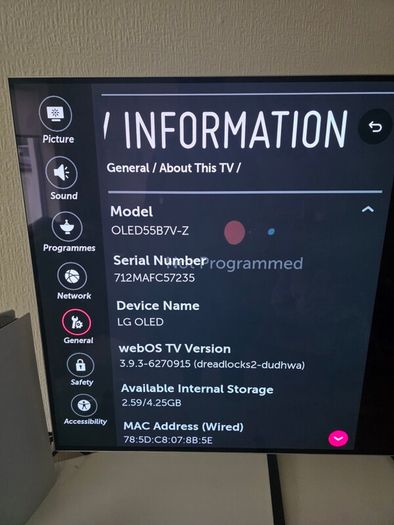 Lg Oled Tv 55 Inch 4k 120hz Refresh Rate