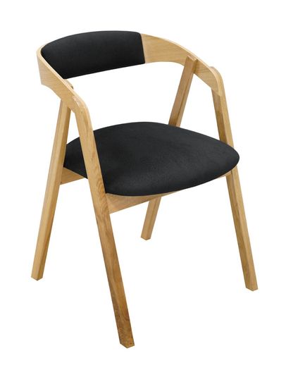 Oak Dining Armchair Plush Upholstered. Any Colouir or material