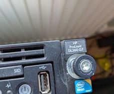 Hp proliant dl360 g7