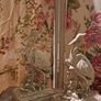 4 Fold Wood Floral Screen Image 4