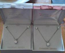 Tipperary crystal pendant and earrings set