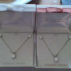 Tipperary crystal pendant and earrings set