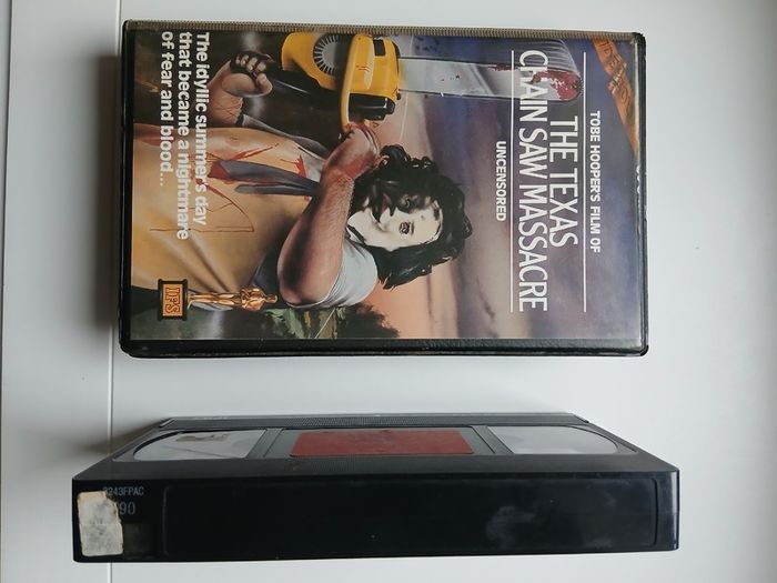 The Texas Chain Saw Massacre Pre Cert On Iver Film Services UK 1974 VHS Pal FF 30 No. 22