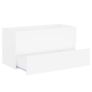 Sink Cabinet with Built-in Basin White Chipboard Image 7