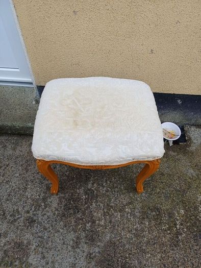 Vintage French Style Wooden Stool