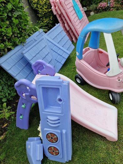 Little Tikes Country Cottage Playhouse, Slide and Car