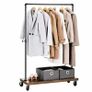 New Heavy Duty Clothes Rack Garment (Brown) FREE P&P Image 3