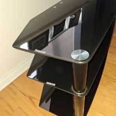 Glass TV table