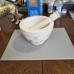 Pestle and mortar kitchen craft