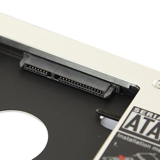 Universal 12.7mm SATA 2nd SSD HDD Hard Drive Caddy for DVD-ROM CD Optical Bay