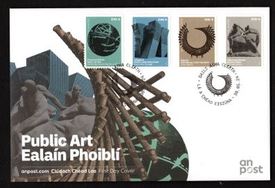 2024 Ireland Public Art in Ireland Commemorative Stamps An Post First Day Cover (FDC)