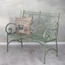 Garden Bench Country Style Bench Garden Balcony Bench Bench Iron Bench Vintage Image 2
