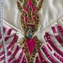 Stunning Pink & White Irish Dancing Solo Dress Image 8
