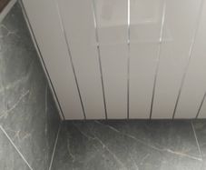 bathroom panelling ceiling. pvc