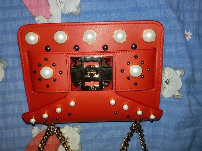 Salar Pearl Stud red Bag